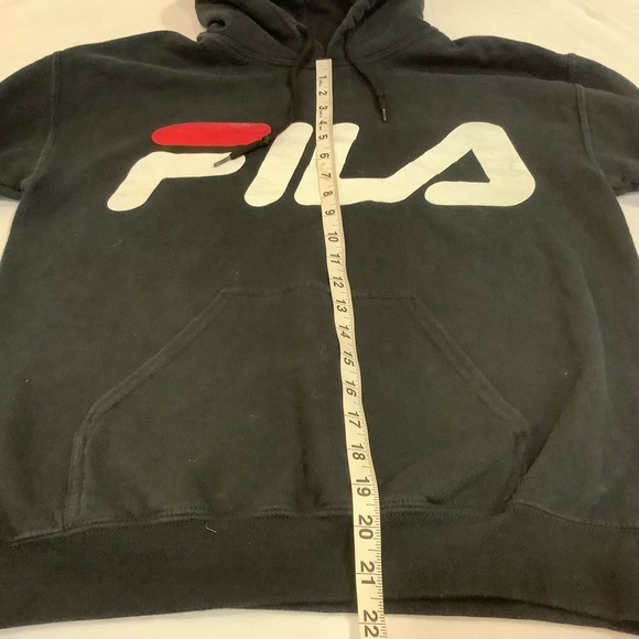 Fila Lucy Hoodie, Black Color, Size Medium - Picture 10 of 11